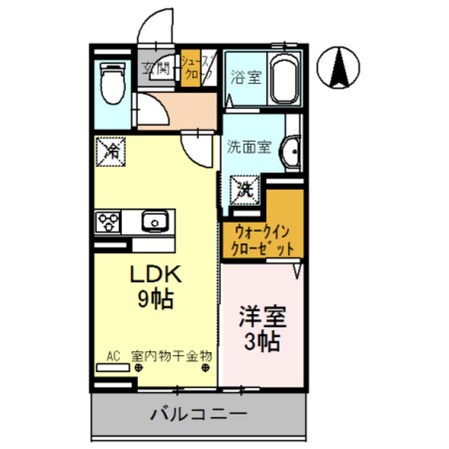 ウイステリアの物件間取画像